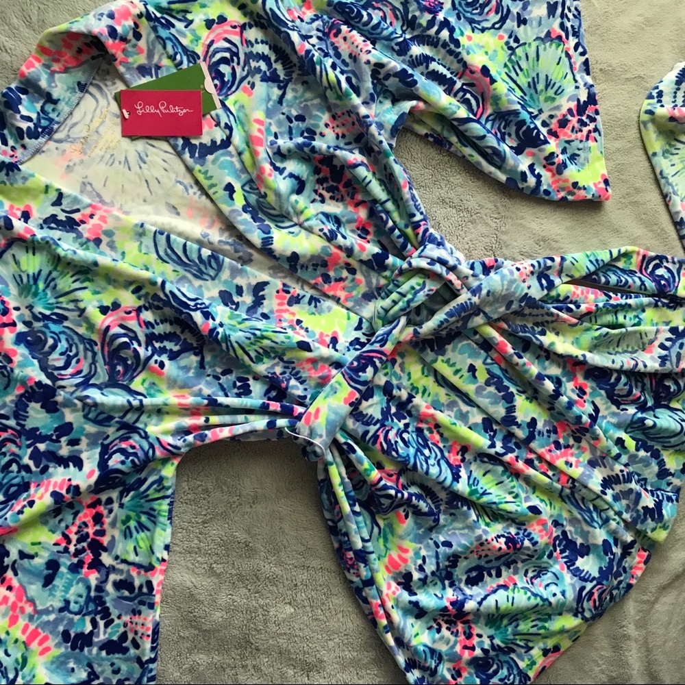 Lilly Pulitzer Colorful Patterned Robe
